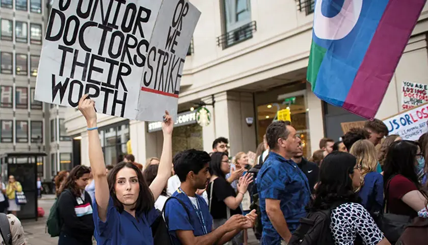 Pre 2023 junior doctors protest generic