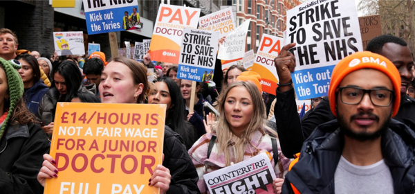 Junior doctors strike England